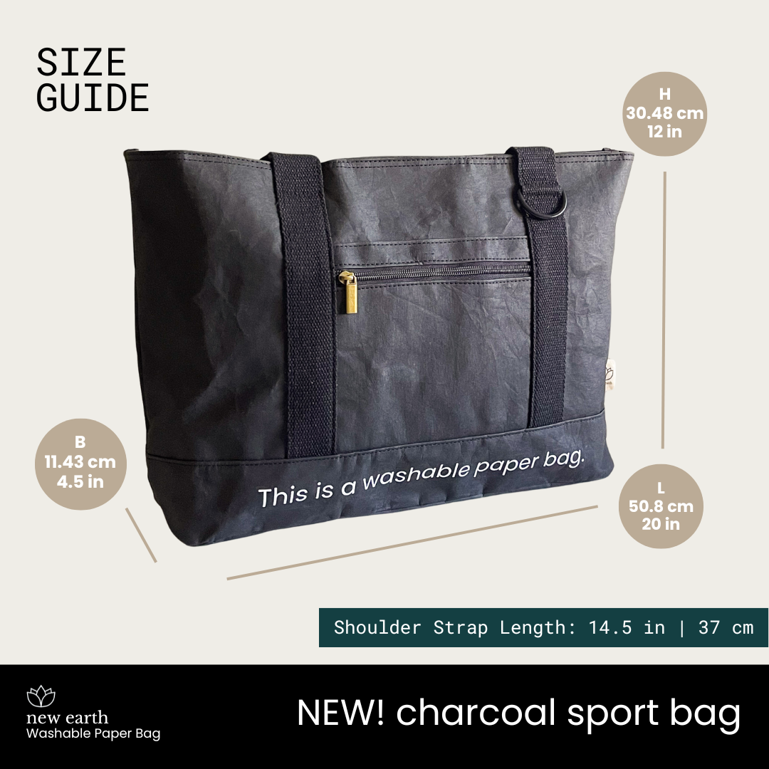 NEW! MEDIUM SPORT Washable Paper Bag