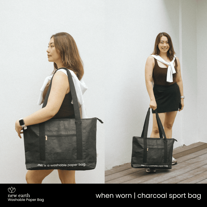 NEW! LARGE SPORT Washable Paper Bag