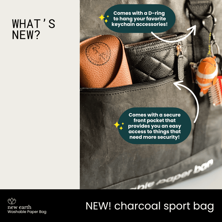 NEW! LARGE SPORT Washable Paper Bag