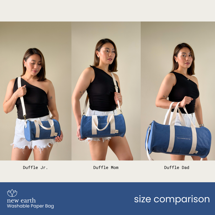 NEW! DUFFLE JR. Washable Paper Bag