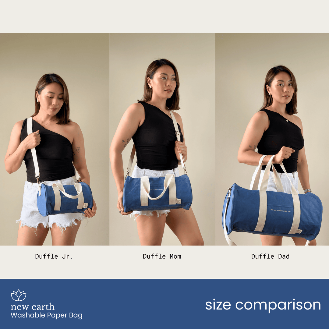 NEW! DUFFLE MOM Washable Paper Bag