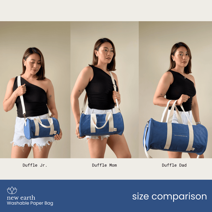 NEW! DUFFLE MOM Washable Paper Bag