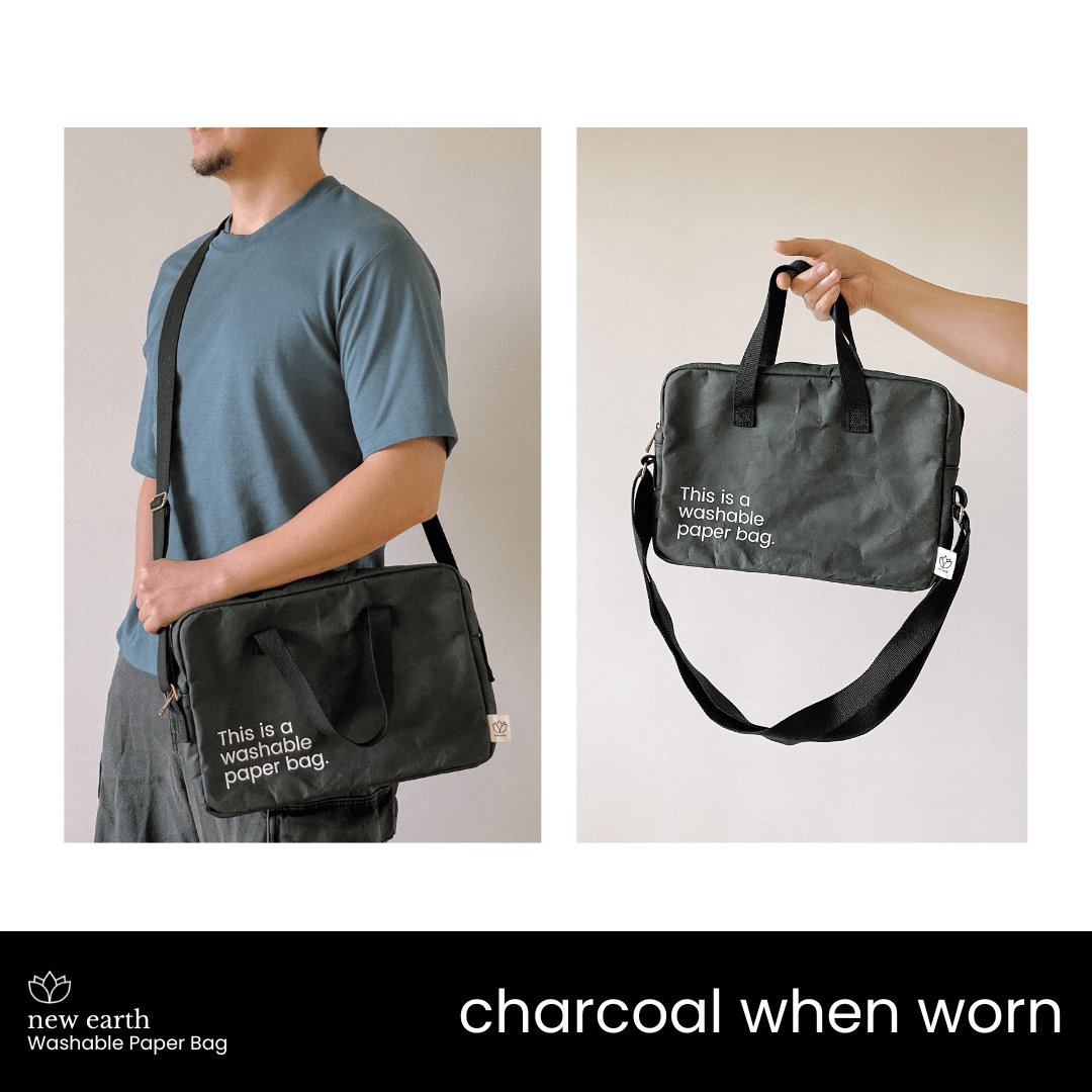 MEDIUM Washable Paper Laptop Bag