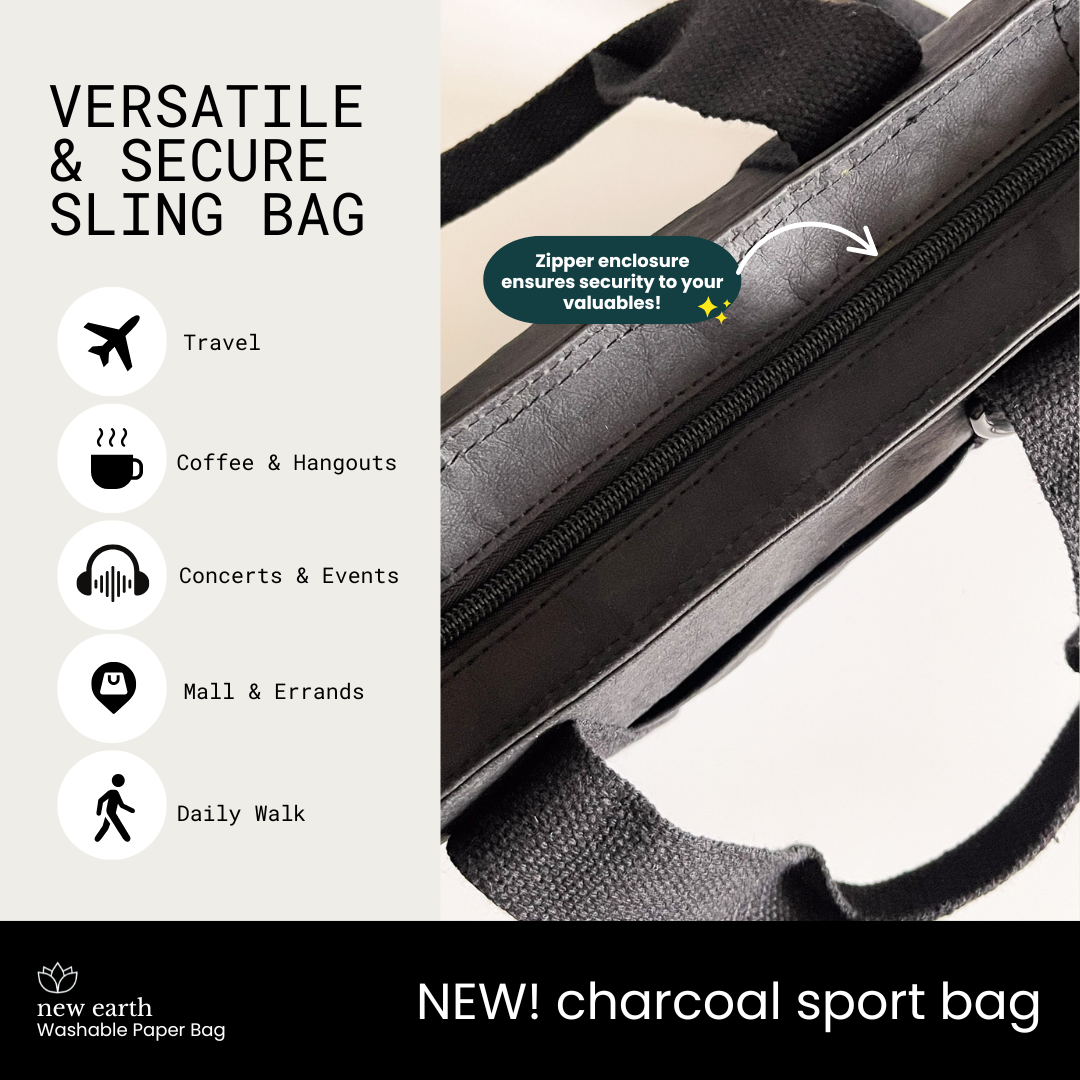 NEW! SLING SPORT Washable Paper Bag