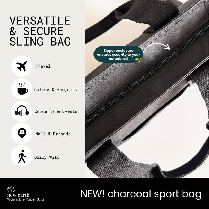 NEW! SLING SPORT Washable Paper Bag