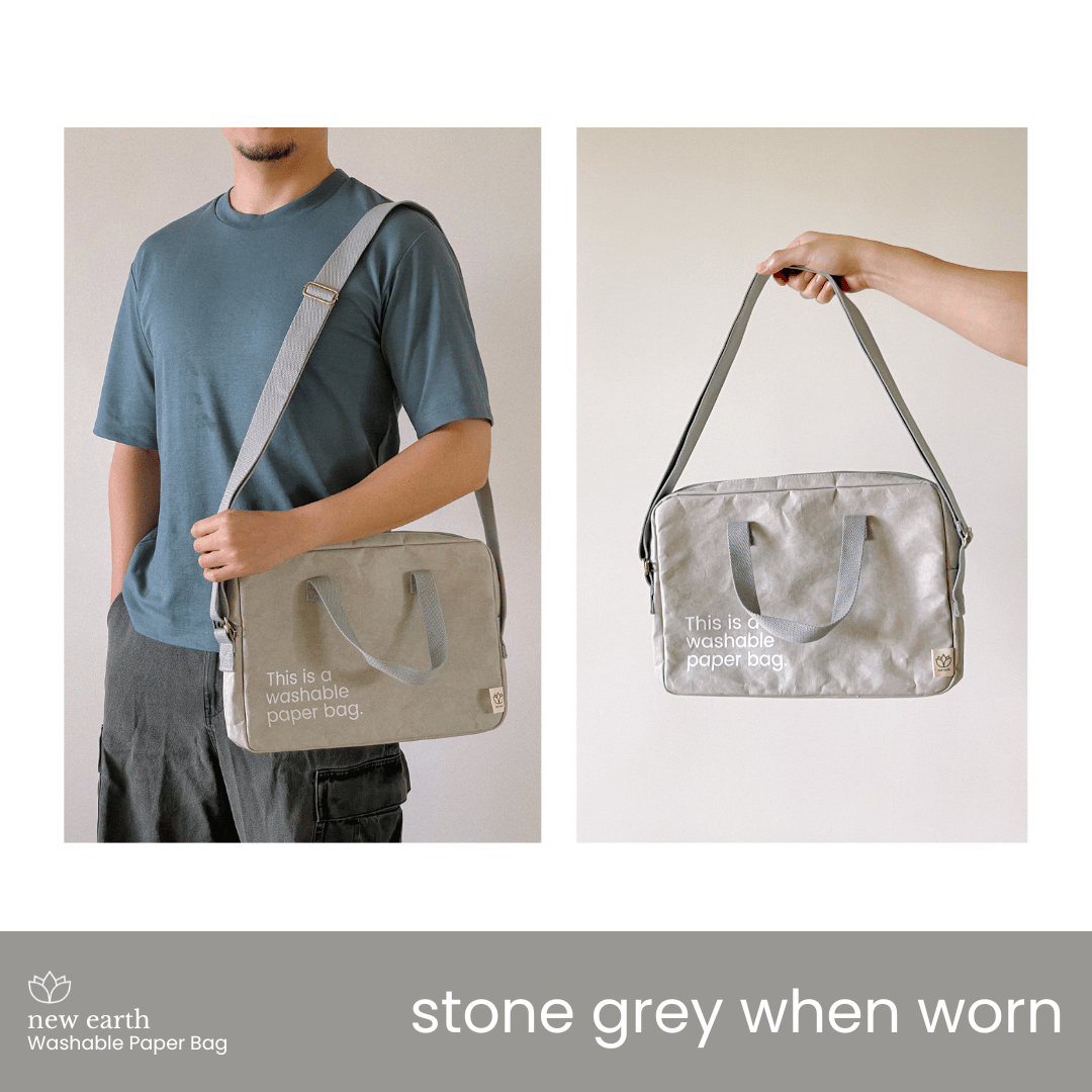 MEDIUM Washable Paper Laptop Bag