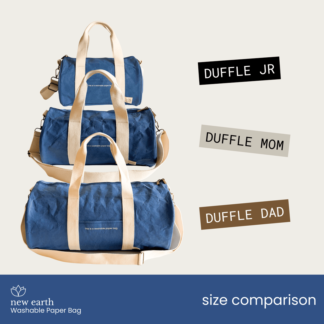 NEW! DUFFLE DAD Washable Paper Bag