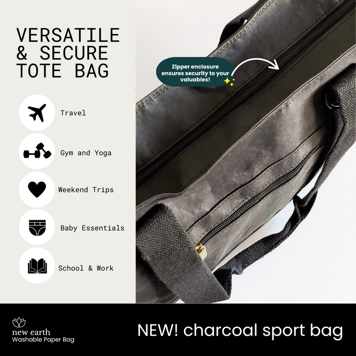 NEW! MEDIUM SPORT Washable Paper Bag