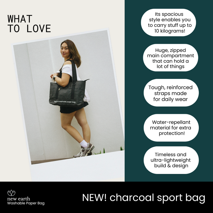 NEW! MEDIUM SPORT Washable Paper Bag