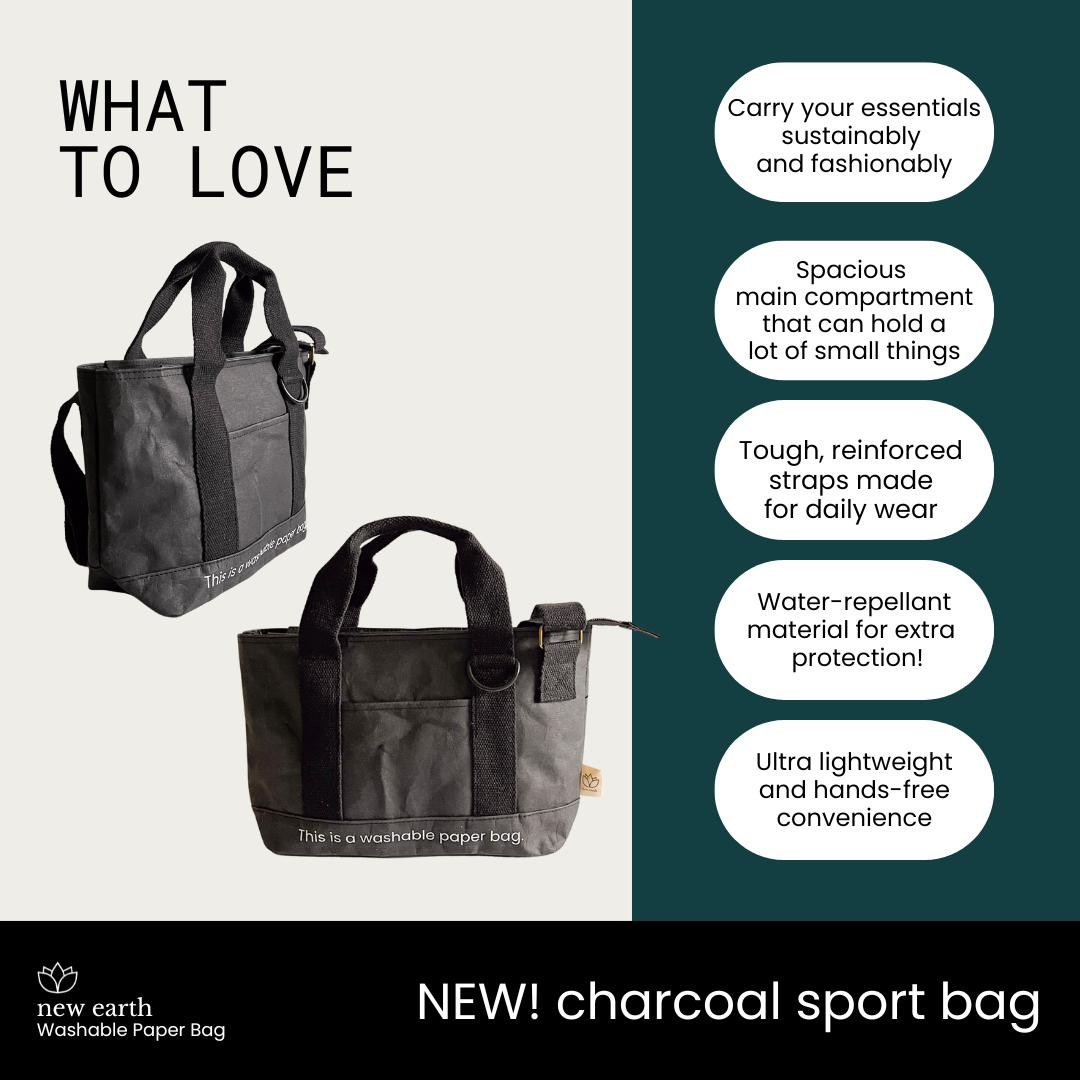 NEW! SLING SPORT Washable Paper Bag