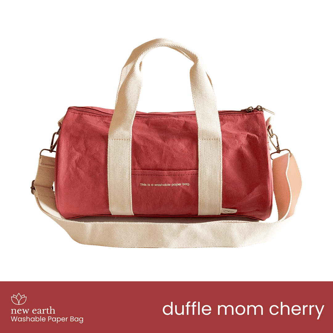 NEW! DUFFLE MOM Washable Paper Bag