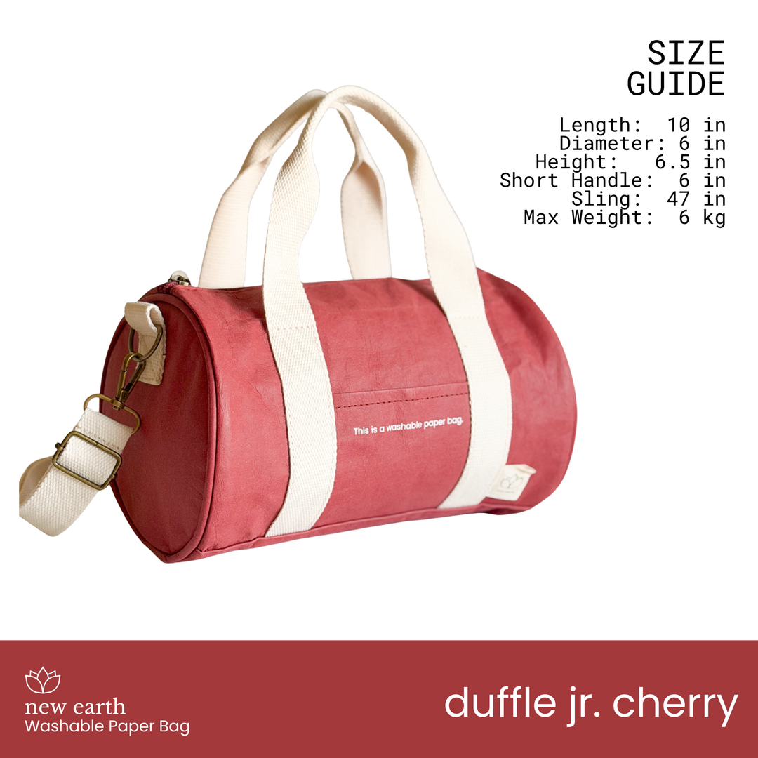 NEW! DUFFLE JR. Washable Paper Bag