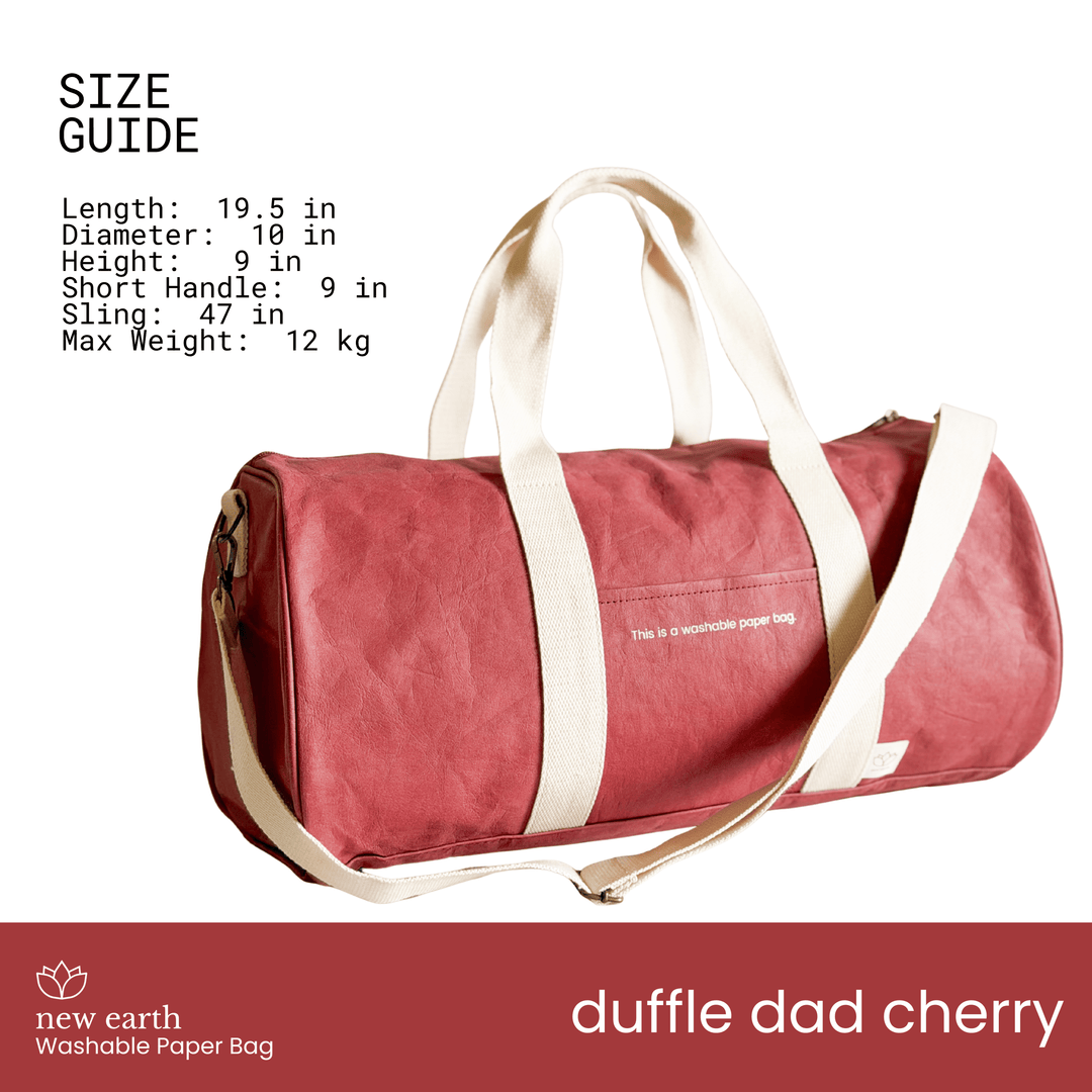 NEW! DUFFLE DAD Washable Paper Bag