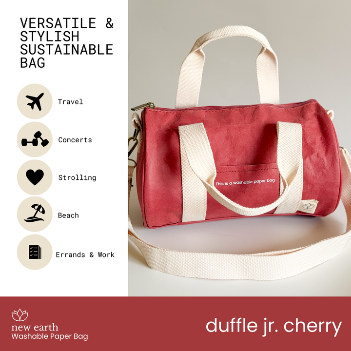NEW! DUFFLE JR. Washable Paper Bag