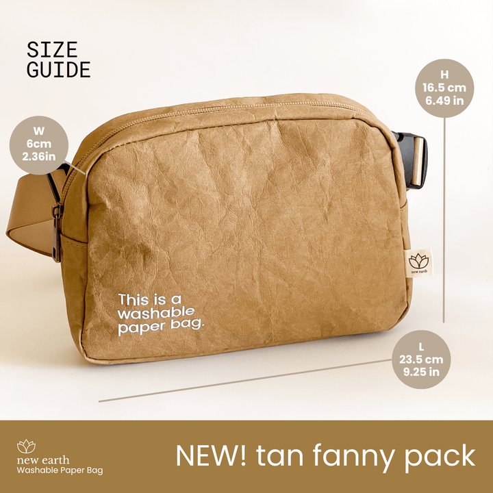 FANNY PACK Washable Paper Bag