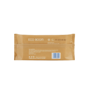 ECO BOOM Bag of 4 100% Biodegradable Bamboo Wipes