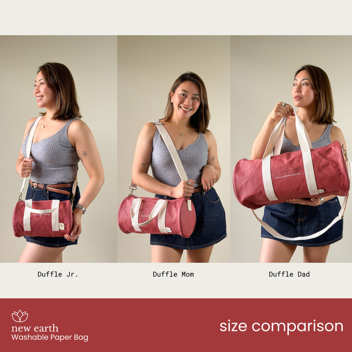 NEW! DUFFLE JR. Washable Paper Bag