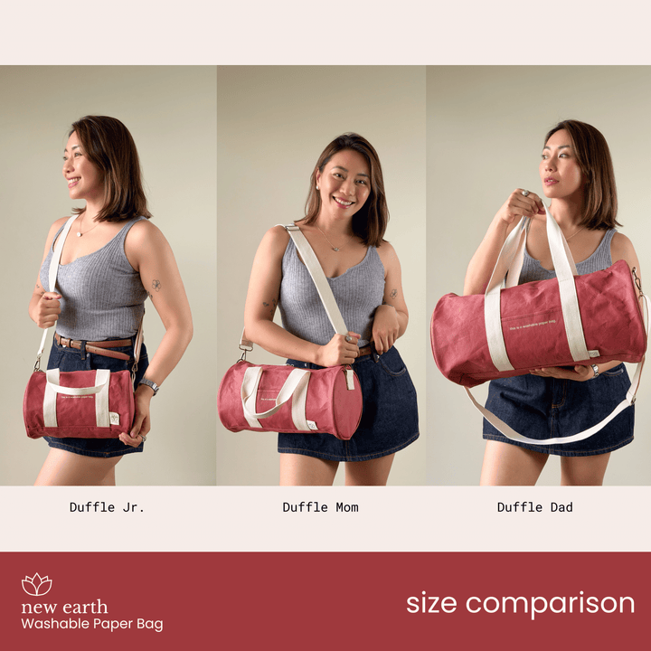 NEW! DUFFLE DAD Washable Paper Bag