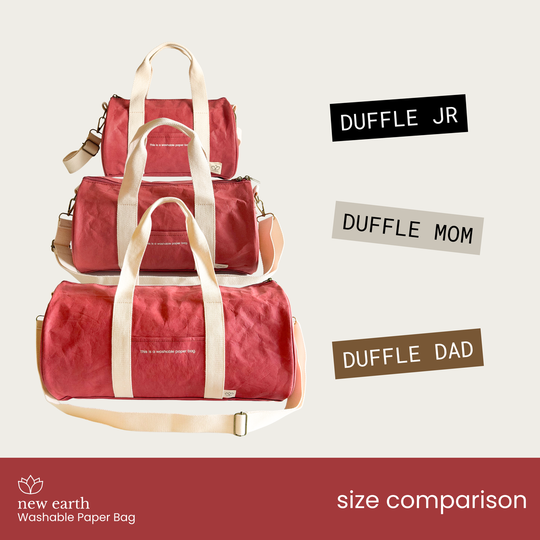 NEW! DUFFLE JR. Washable Paper Bag