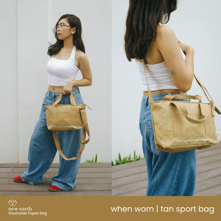 NEW! SLING SPORT Washable Paper Bag
