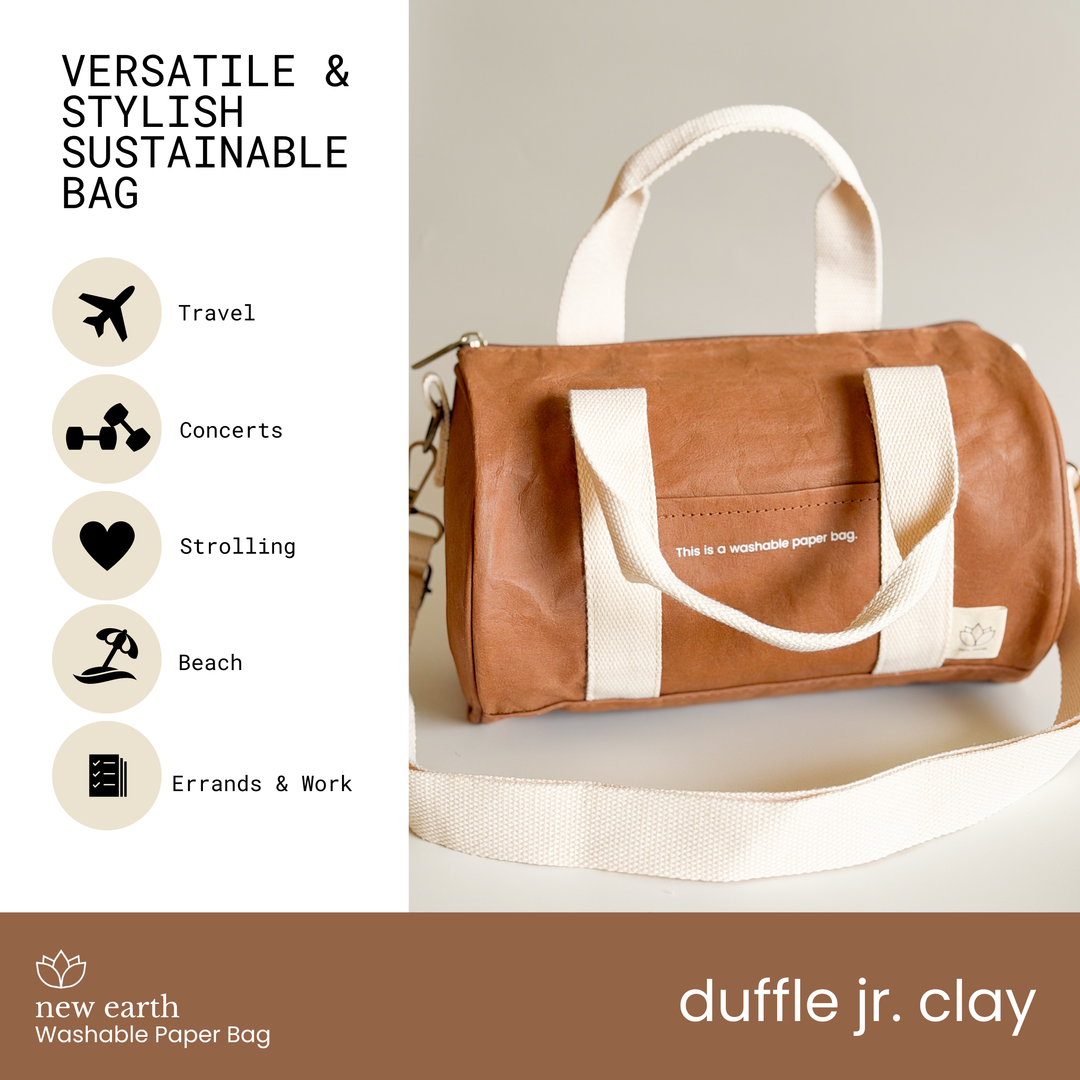 NEW! DUFFLE JR. Washable Paper Bag