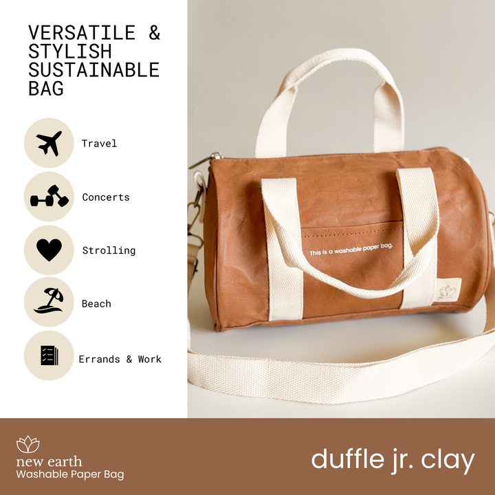 NEW! DUFFLE JR. Washable Paper Bag