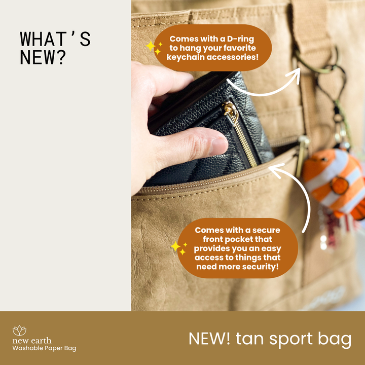 NEW! MEDIUM SPORT Washable Paper Bag