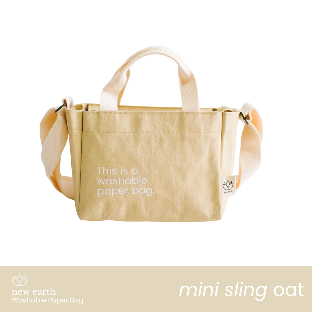 NEW LIMITED EDITION! MINI SLING Washable Paper Bag