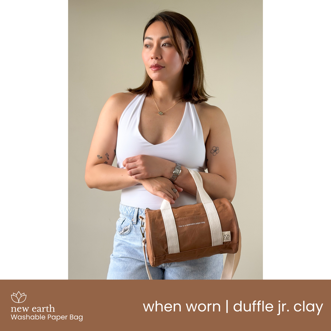 NEW! DUFFLE JR. Washable Paper Bag