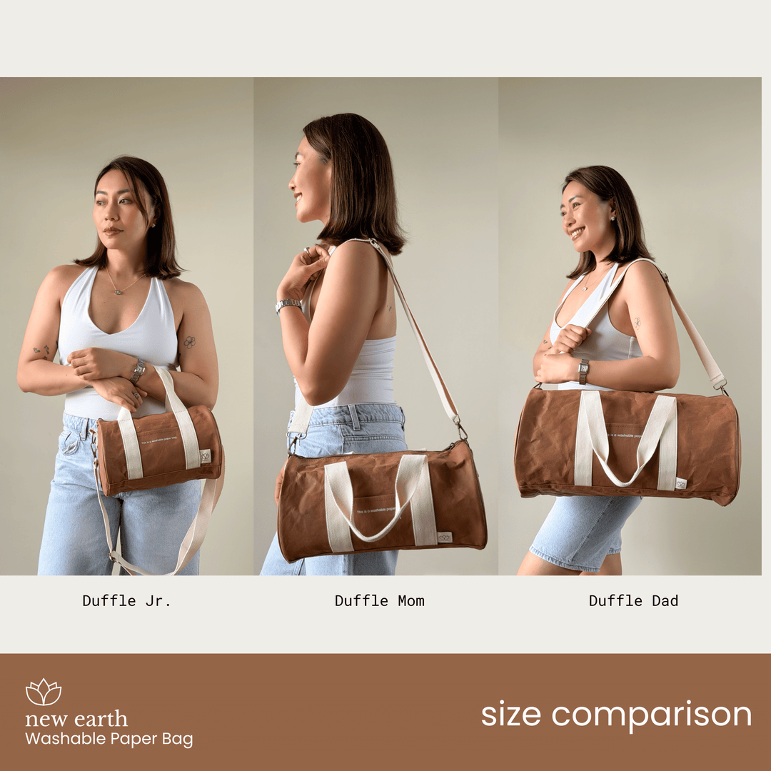 NEW! DUFFLE MOM Washable Paper Bag