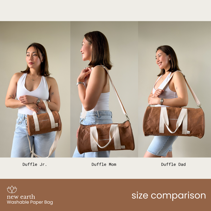 NEW! DUFFLE JR. Washable Paper Bag