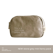 Load image into Gallery viewer, NEW IN STORE! New Earth Mini Fanny Pack Washable Paper Bag
