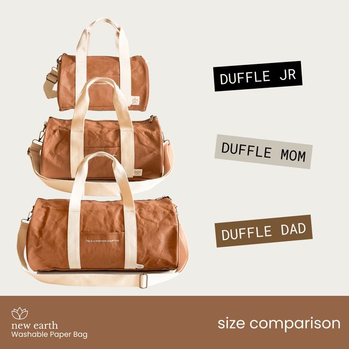 NEW! DUFFLE DAD Washable Paper Bag