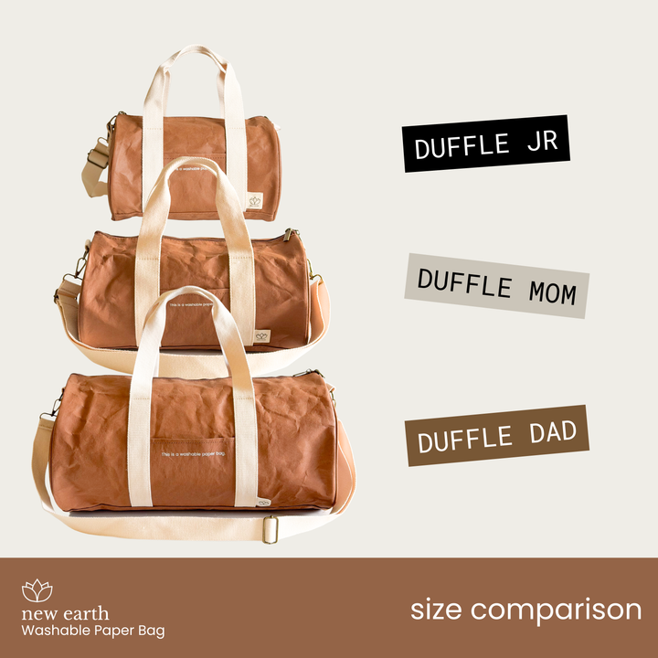 NEW! DUFFLE JR. Washable Paper Bag