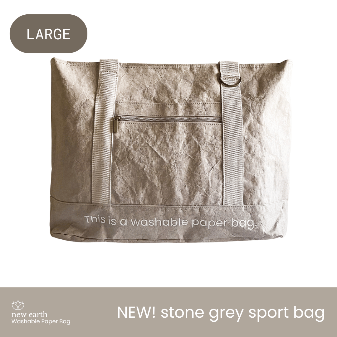 NEW! LARGE SPORT Washable Paper Bag