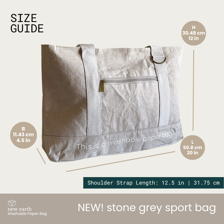 NEW! MEDIUM SPORT Washable Paper Bag
