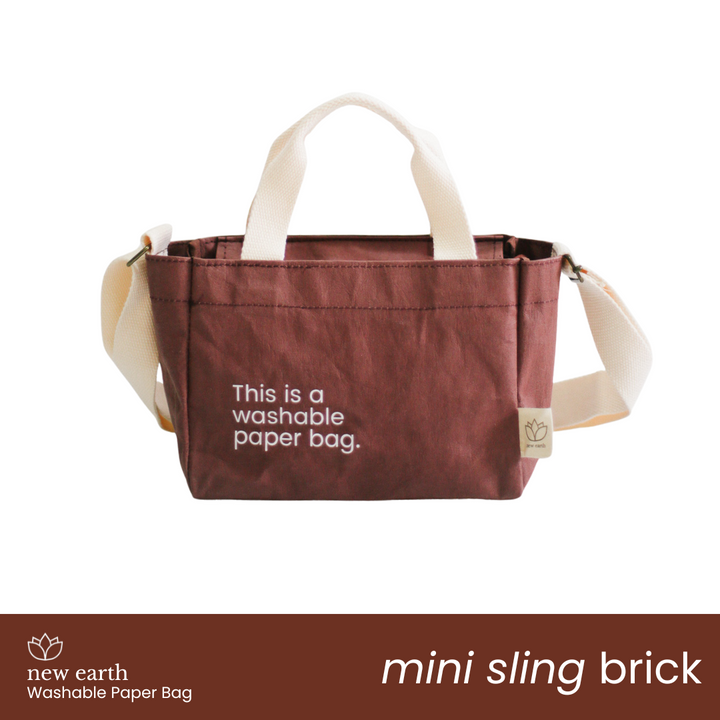 NEW LIMITED EDITION! MINI SLING Washable Paper Bag