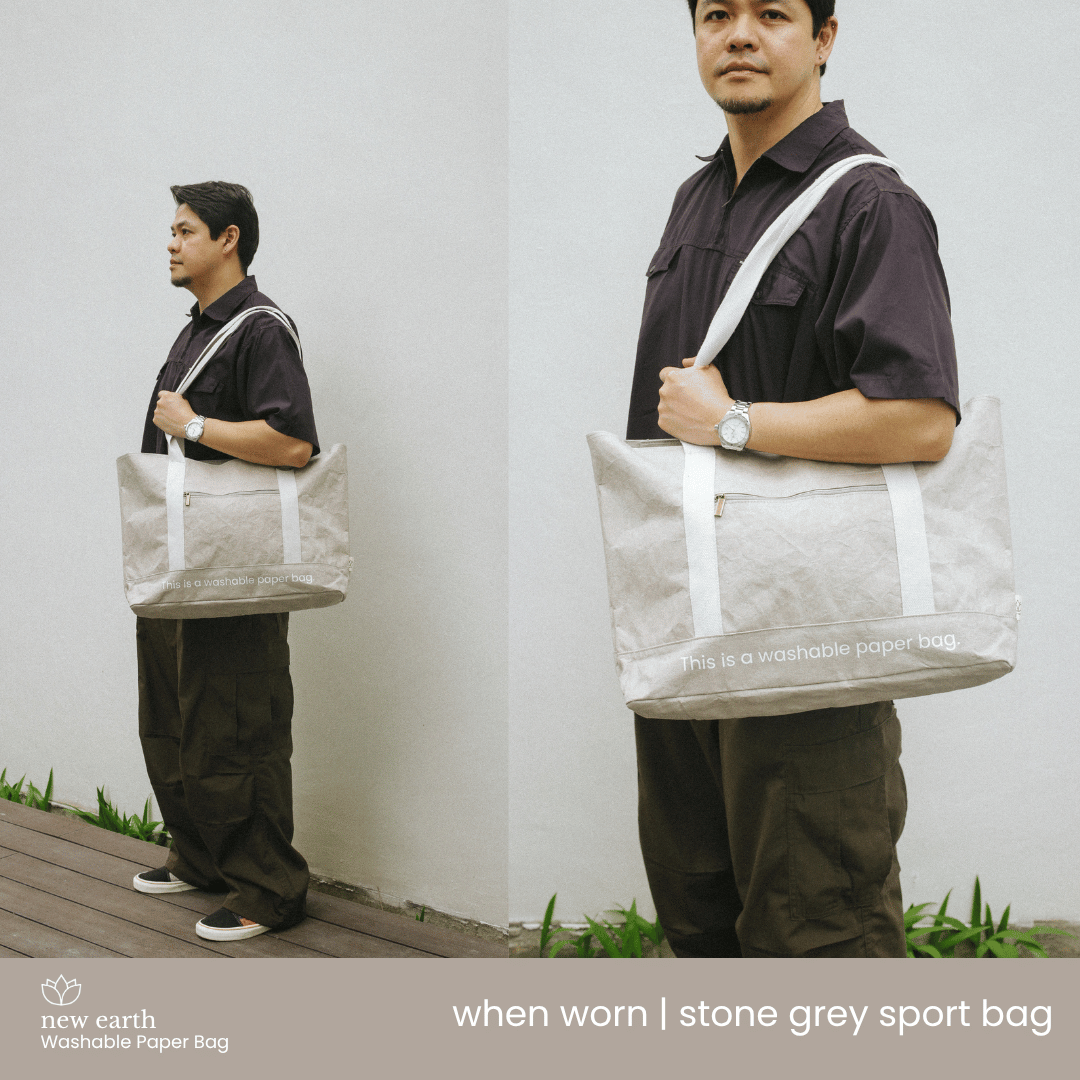 NEW! LARGE SPORT Washable Paper Bag
