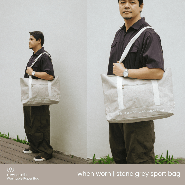 NEW! LARGE SPORT Washable Paper Bag
