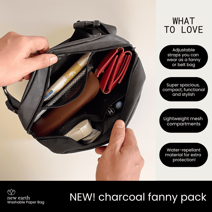 FANNY PACK Washable Paper Bag