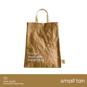 SMALL New Earth Washable Paper Bag