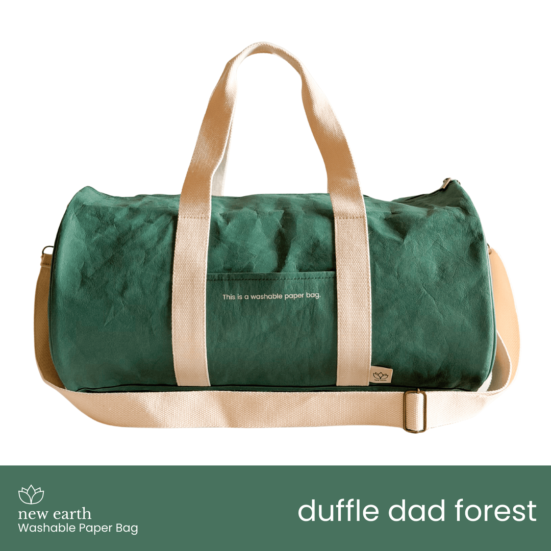 NEW! DUFFLE DAD Washable Paper Bag