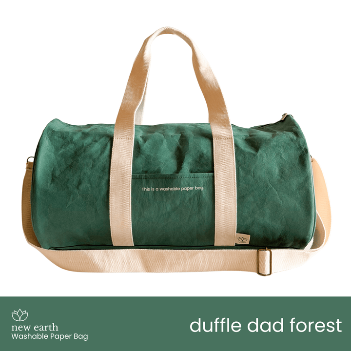 NEW! DUFFLE DAD Washable Paper Bag