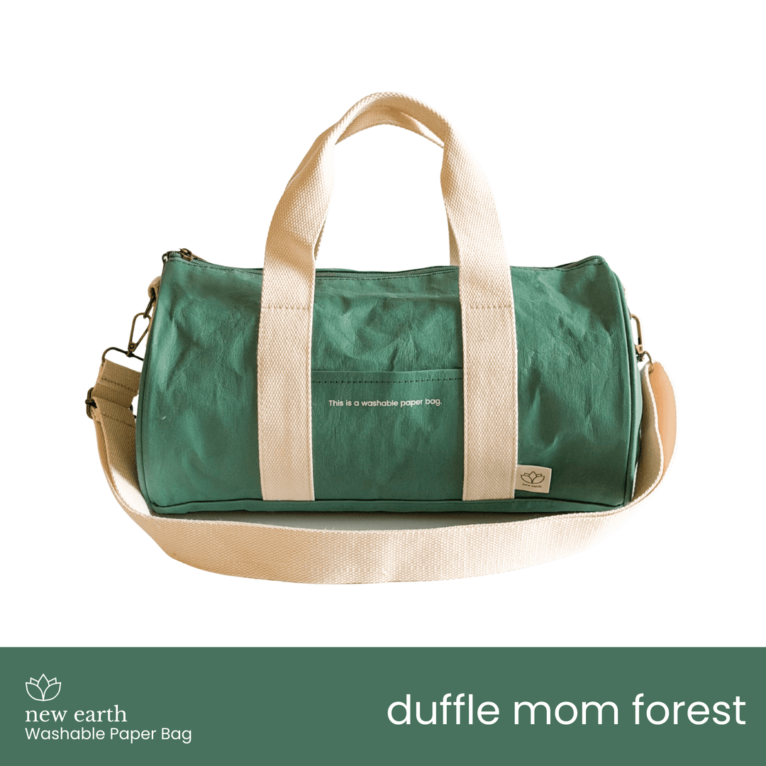 NEW! DUFFLE MOM Washable Paper Bag
