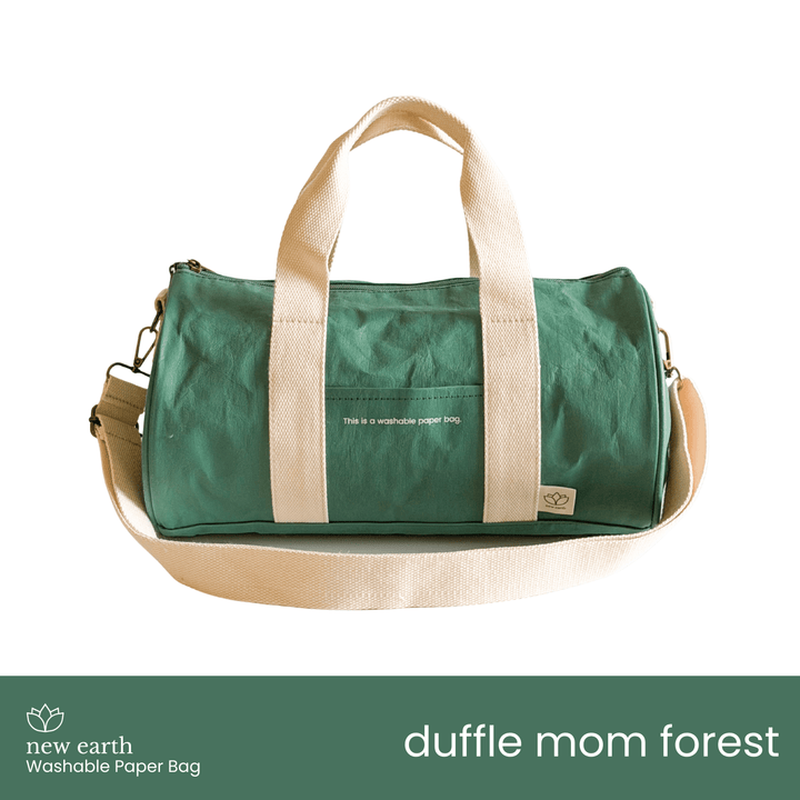 NEW! DUFFLE MOM Washable Paper Bag