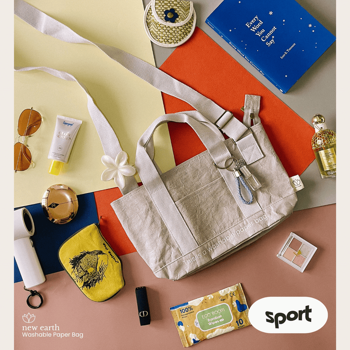 NEW! SLING SPORT Washable Paper Bag