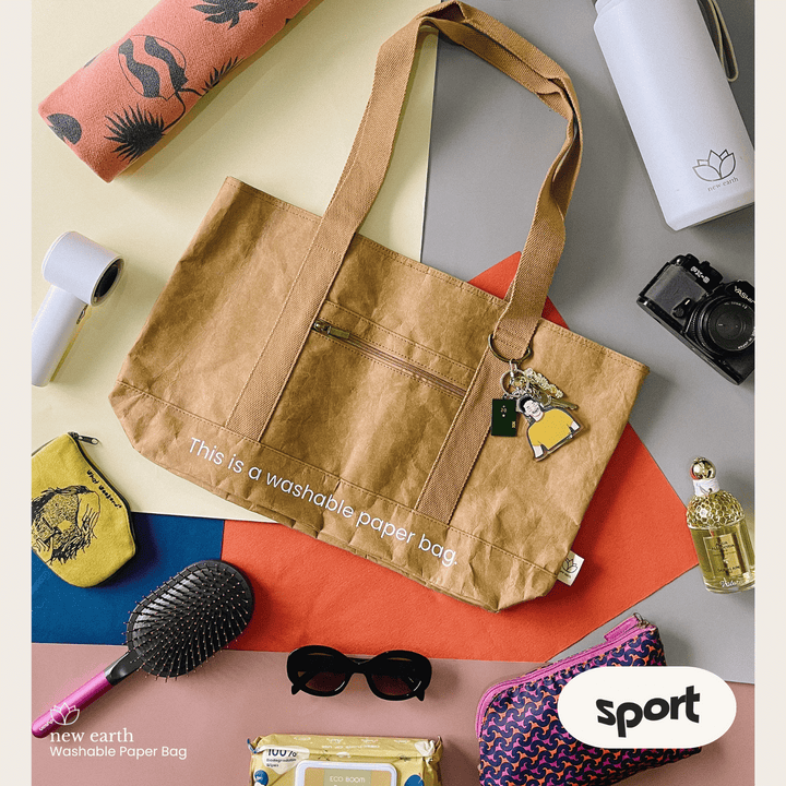 NEW! MEDIUM SPORT Washable Paper Bag