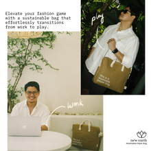 Load image into Gallery viewer, NEW! New Earth Washable Paper Laptop Bag
