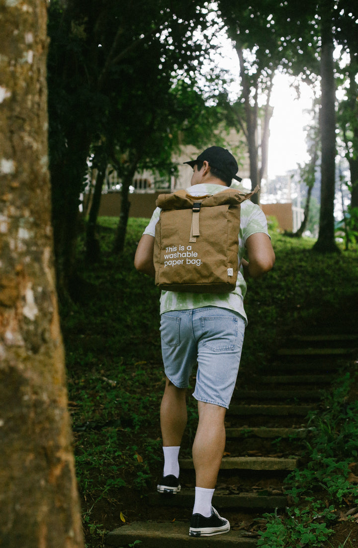 BACKPACK Washable Paper Bag