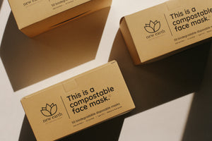 NEW! New Earth Compostable Face Masks